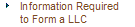 Information Required to Form a LLC