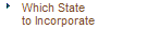 Which State to Incorporate